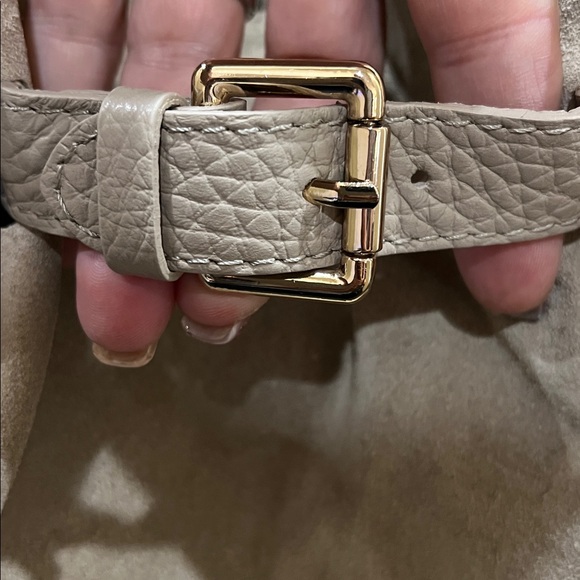 Anna Paola | Italian Leather Satchel w/ Crossbody & Scarf - Picture 10 of 16